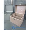 Image 7 : (2) Metal Filling Storage Boxes