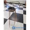 Image 2 : Vintage 3-Legged Metal Ashtray Stand with Magazine Stand Base