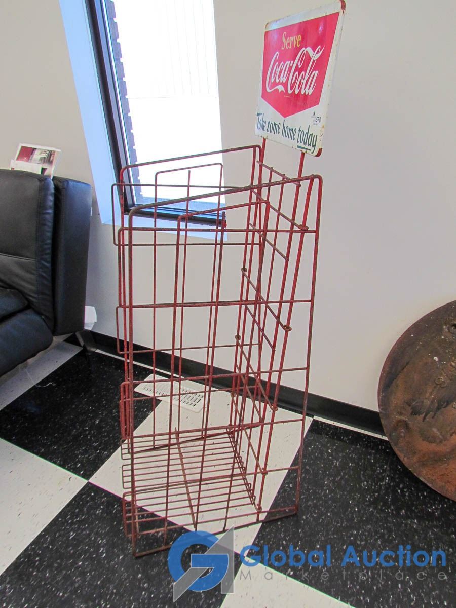 Vintage Coca-Cola Wire Display Rack