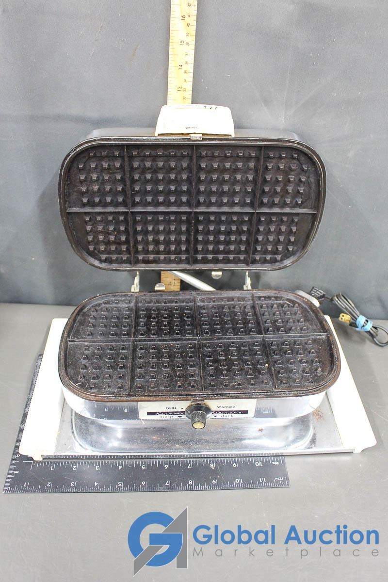 (3) Toastmaster Belgium Waffle Maker, Vintage Toastess Sandwich