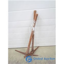 (2) Wood Handled Picks