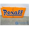 Image 1 : Porcelain Rexall Sign (2 Pieces)