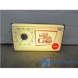 Light-Up Coca-Cola Clock