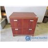 Image 1 : Cherry Finish 2 Drawer Lateral Filing Cabinet - OFFSITE