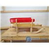 Image 1 : Vintage Wooden Infant Sled with Handle - OFFSITE
