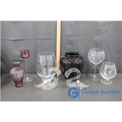 Glass Home Decor and Vases