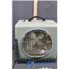 Image 2 : Canadian Beauty Heater and Fan (Working) and Peavey Mart Clock
