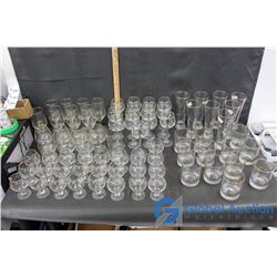 Large Collection of Gold Rimmed Glasses