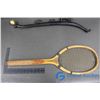 Image 4 : Vintage Tennis Racket and (1) Hame