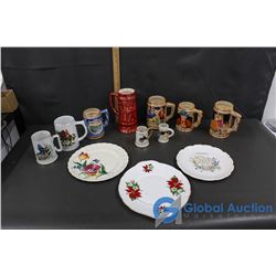Decorative Plates and Cups