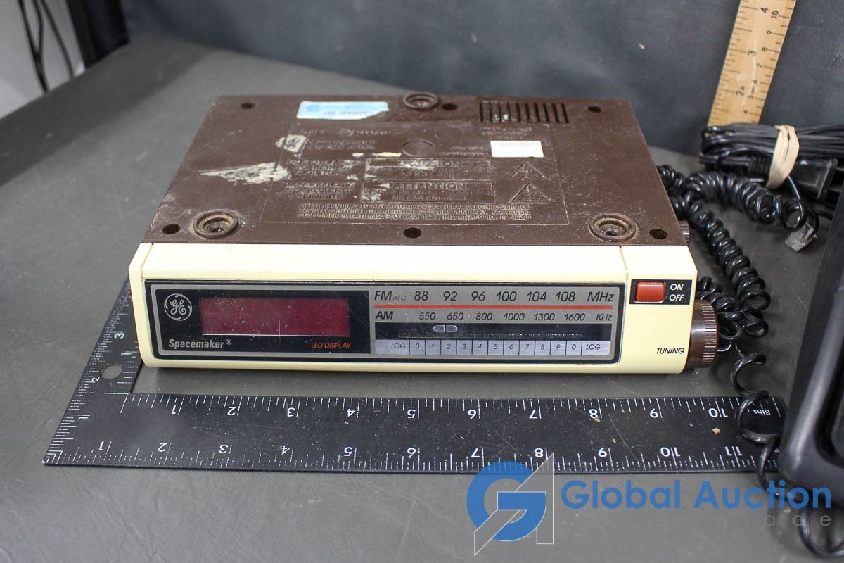 Ge Telephone Clock Radio Emerson Under Cabinet Am Fm Radio Ge