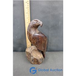 Handcarved Wooden Eagle