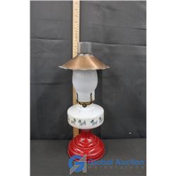 Vintage Scottie Dog Shabby Oil Kerosene Lamp