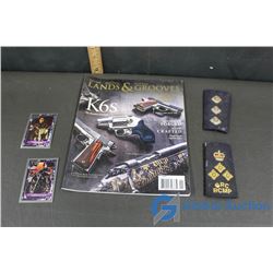 Lands & Grooves 2016 Magazine, Terminator Collectors Cards & GRC RCMP Badges