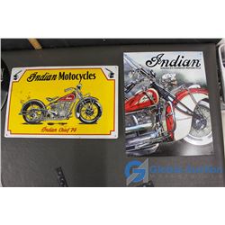 Indian Motorcycle Tin Signs