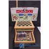 Image 1 : Monopoly & 10 in 1 Wooden Game Set (Missing Pieces)