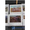 Image 3 : 8 Assorted Western Themed Laminated Prints