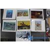 Image 1 : 7 Assorted Western Themed Laminated Prints