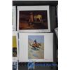 Image 2 : 7 Assorted Western Themed Laminated Prints