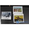 Image 4 : 7 Assorted Western Themed Laminated Prints
