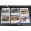 Image 1 : 6 Assorted Western Themed Laminated Prints