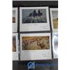 Image 2 : 6 Assorted Western Themed Laminated Prints