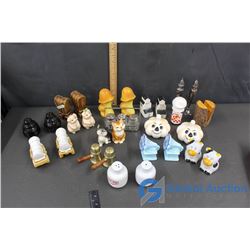 Various Salt & Pepper Shakers