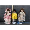 Image 1 : (3) Porcelain Dolls