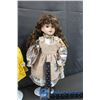 Image 4 : (3) Porcelain Dolls