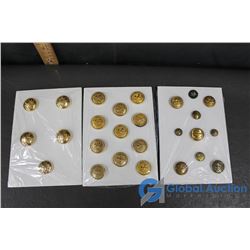 Assortment of Millitary Buttons
