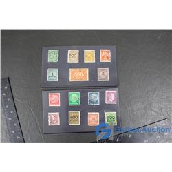 Collection of 15 German Postage Stamps