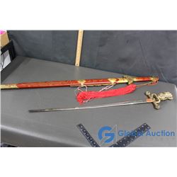 (2) Decorative Swords