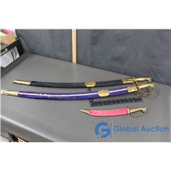 (3) Decorative Swords