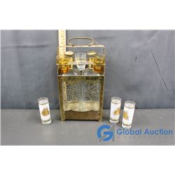 Rye and Scotch Decanter & Shot Glasses