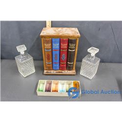 Disguised Decanter Set, (2) Decanters and (6) Shot Glass Set