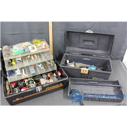 (2) Fishing Tackle Boxes w/ Contents