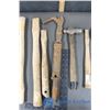 Image 3 : Roofers Hammer, (3) Ball Peen Hammers, Wooden Hammer Handles & Nail Puller