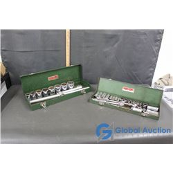 SK 3/8" Socket Set w/Case & SK 3/4" Sockets & Breaker Bar w/Case