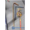 Image 3 : Wrecking Bar, Gooseneck Bar, & 24" Pipewrench