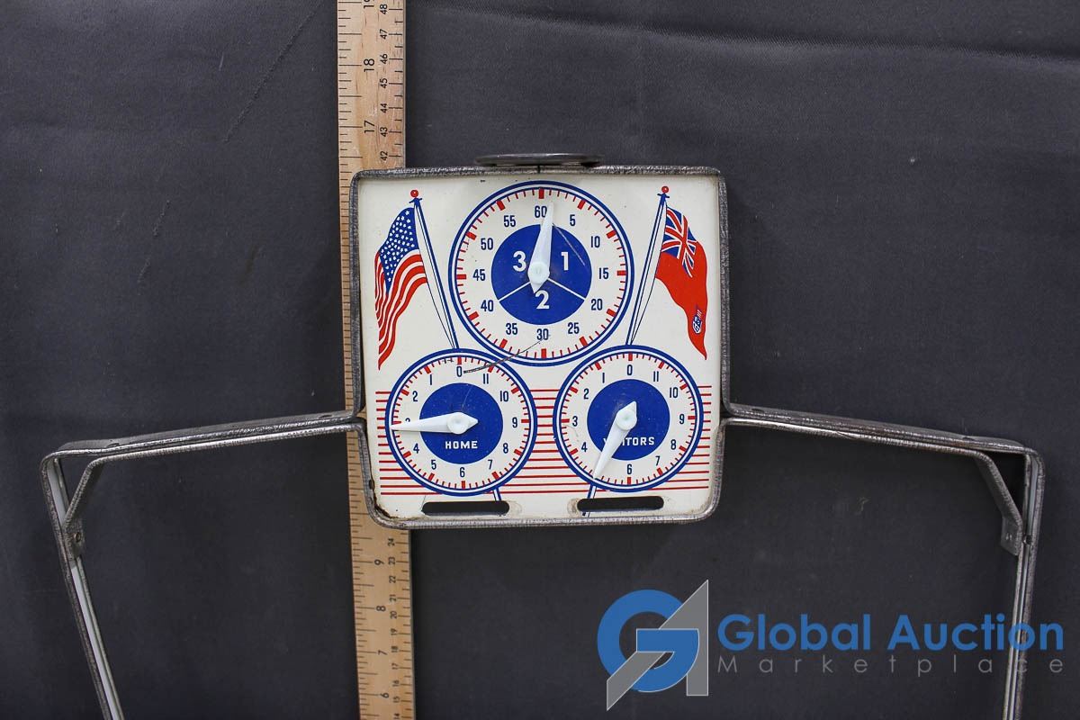 Vintage Table Top N H L Power Play Electric Hockey Game