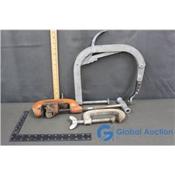 Ridgid Pipe Cutter, 4"c Clamp & Spring Compression Tool