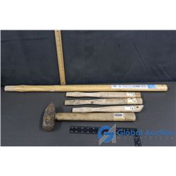 4 lb Hammer, 4 Replacement Handles