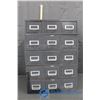 Image 4 : 5 Grey Metal File 3 Drawer Cabinets