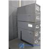 Image 5 : 5 Grey Metal File 3 Drawer Cabinets