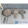 Image 1 : (3) Cast Iron Pans