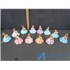Image 1 : (12) Assorted Josef Originals Birthstone Girl Figurines