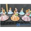 Image 2 : (12) Assorted Josef Originals Birthstone Girl Figurines