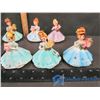 Image 3 : (12) Assorted Josef Originals Birthstone Girl Figurines