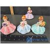 Image 4 : (12) Assorted Josef Originals Birthstone Girl Figurines