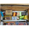Image 4 : Wooden Crate of Stationary and New Air Brush Kit
